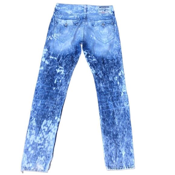 Vintage True Religion Jeans Size 32 SKINNY Smokescreen - Picture 7 of 11